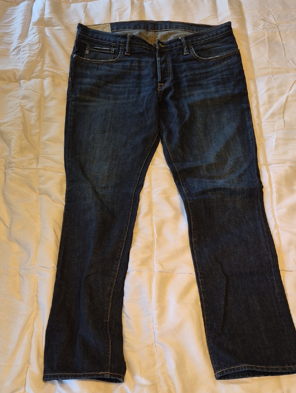 Y2k Abercrombie & Fitch Dark Indigo Bootcut Jeans